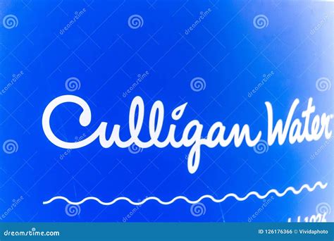 Culligan Water Dispenser And Trademark Logo Editorial Photo ...