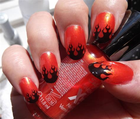 HD Flames Nail Decals BIKE WEEK Motorcycle Biker Chic Nails | Etsy