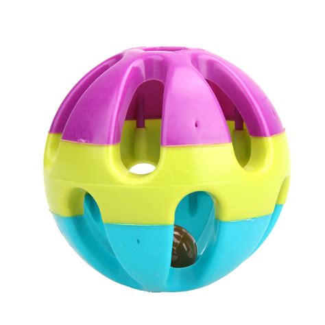 Yani dct-7 abs plastic dog toy happy jingle bell ball chewing ball ...