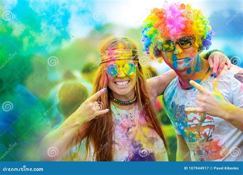 Holi paint festival stock image. Image of playing, event - 107944917