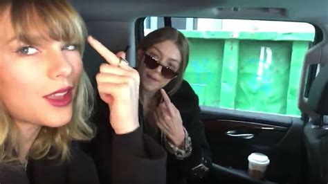 Watch Taylor Swift and Gigi Hadid Carpool Karaoke to "I Don't Wanna ...