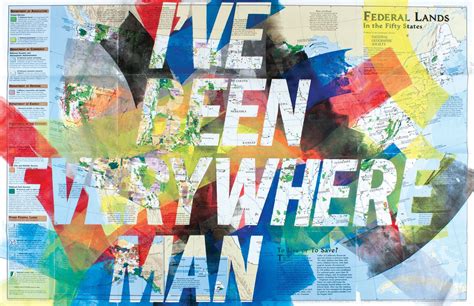 I've Been Everywhere Man Digital Reproduction Print 15.75 x 10.375 ...