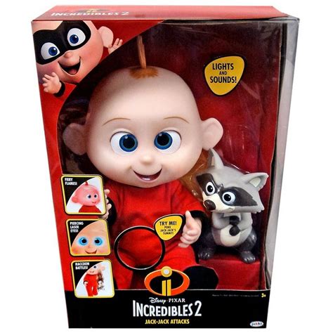 Incredibles 2 jack jack attacks feature action doll with lights and ...