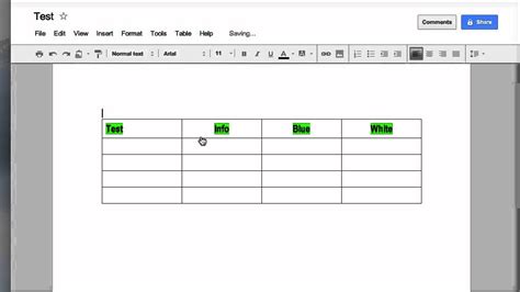 How To Make Data Table On Google Docs | Brokeasshome.com