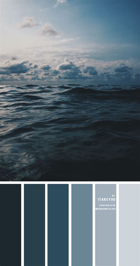 Deep ocean colour scheme – Colour Palette #42 I Take You | Wedding ...