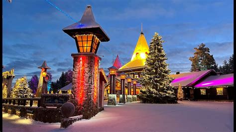 Santa Claus Village before Christmas Rovaniemi Lapland Finland - Arctic ...