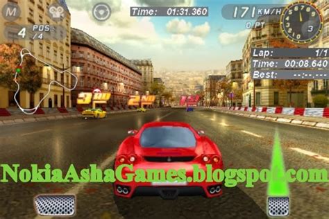 Ferrari GT Java Game for Nokia Asha phones | Nokia Asha Games Free