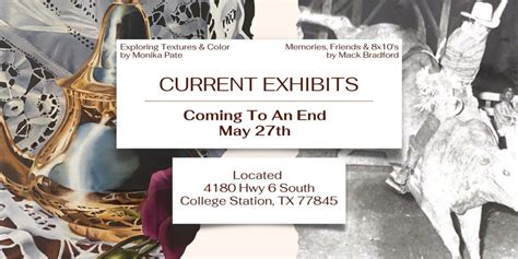 Arts Council of Brazos Valley Announces Current Exhibits End May 27th