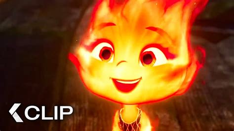 ELEMENTAL Movie Clip - “Baby Ember Plays With Her Dad” (2023) Pixar ...