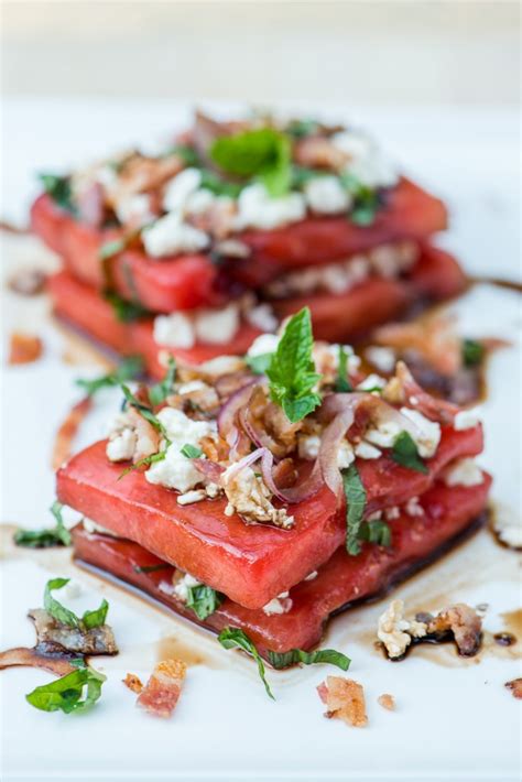 Savoury Watermelon Salad | BS' in the Kitchen