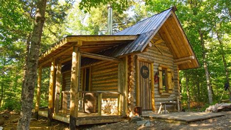 The New Porch on My Off Grid Log Cabin is My Favorite Spot on the ...