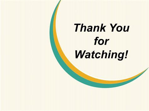 Thank You For Watching Ppt PowerPoint Presentation Visual Aids Deck