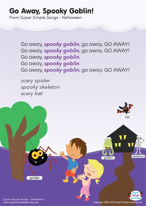 Lyrics Posters | Resource Type | Super Simple Preschool Songs ...