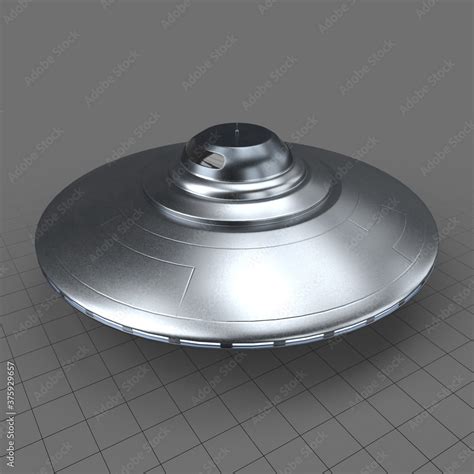 UFO Stock 3D asset | Adobe Stock