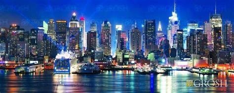 Photorealistic New York Skyline NYC backdrop | Grosh - S3428