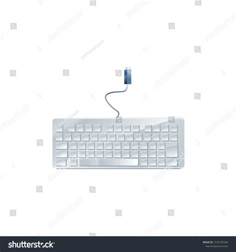 Keyboard Vector Icon Side View On Stock Vector (Royalty Free ...