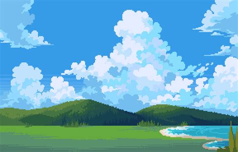 [OC] Clouds : r/PixelArt