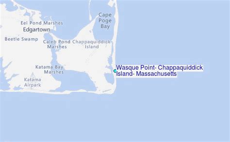 Wasque Point, Chappaquiddick Island, Massachusetts Tide Station ...