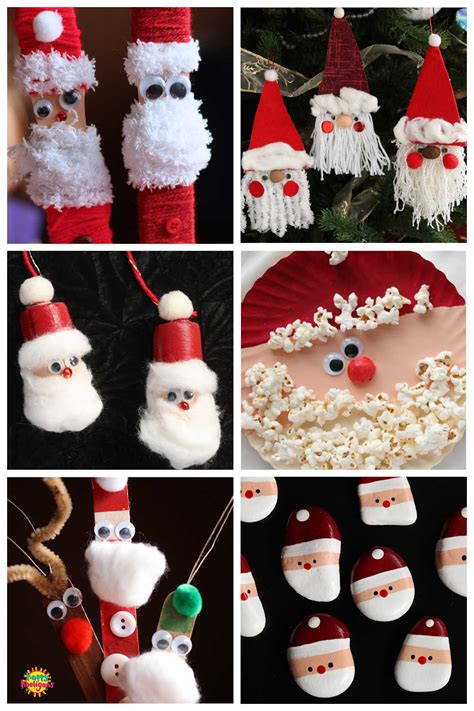 Santa Crafts for Kids - Happy Hooligans