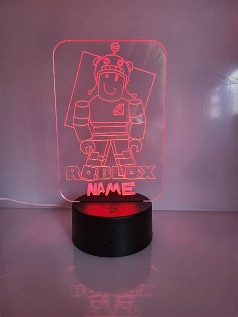 Personalised Roblox Night Light Children's Light Game - Etsy UK