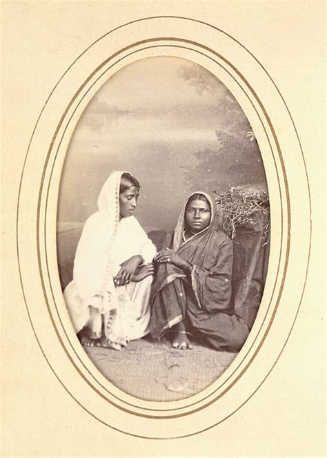 Two Women of the Mahar Caste - 1870 - Old Indian Photos