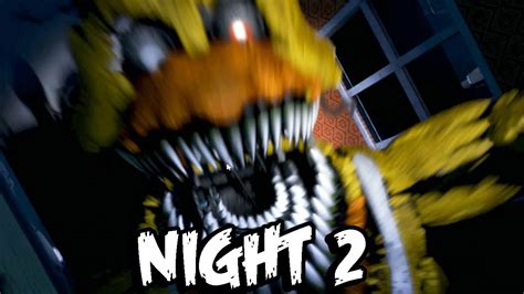 NIGHTMARE CHICA JUMPSCARE! | Five Nights at Freddy's 4 - Part 2 (NIGHT ...