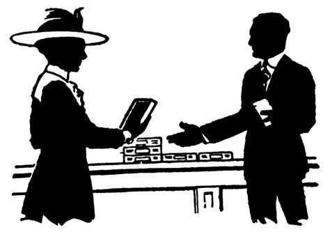 Man selling | ClipArt ETC