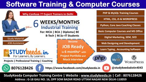 Get Job Ready in 6 Months* By StudyKeeda Computer Training Centre ...