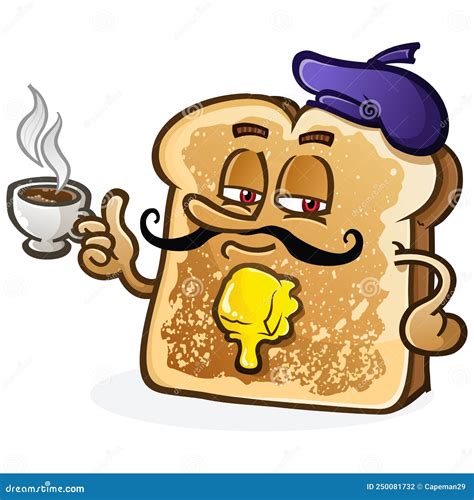 Toast Cartoon Vector Illustration | CartoonDealer.com #72949936