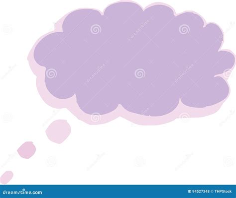 Thought Balloon Vector stock vector. Illustration of speak - 94527348