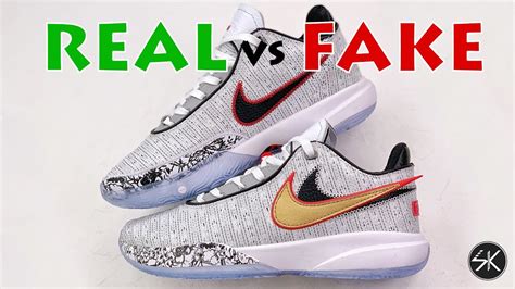 Nike LEBRON 20 The Debut REAL VS FAKE - YouTube