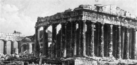 First ever photograph of the Acropolis Parthenon dated 1839