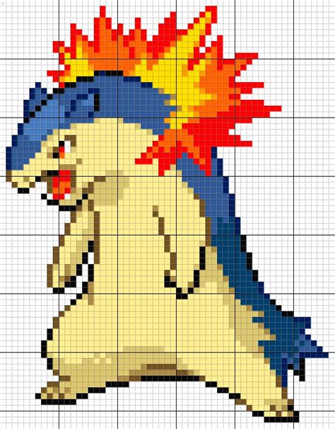 Typhlosion Pixel Art | Pixel art pokemon, Anime pixel art, Pixel art