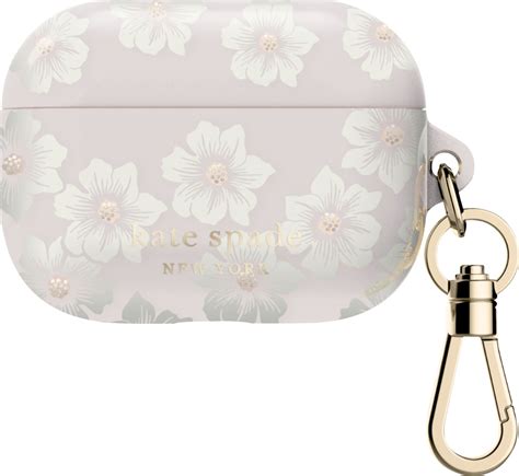 Best Buy: kate spade new york Kate Spade AirPods Pro Case Hollyhock ...