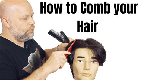 How to Comb Your Hair Properly - TheSalonGuy - YouTube