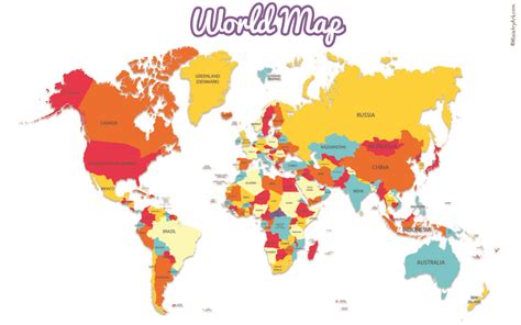 Printable Blank World Map With Countries Capitals [PDF], 52% OFF