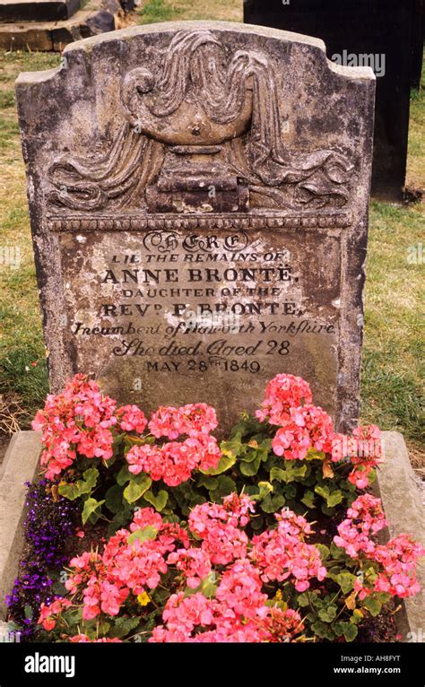 Scarborough Yorkshire Anne Bronte s gravestone grave Bronte sisters ...