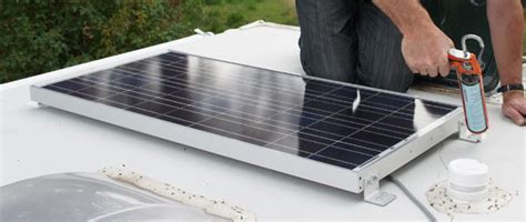 RV Solar Panel Installation