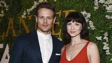 Outlander star Sam Heughan opens up about meeting Caitríona Balfe's ...