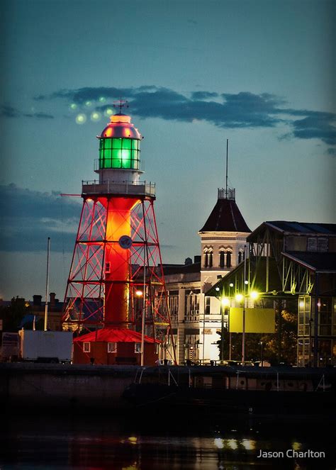 "Port Adelaide Lighthouse Christmas Lights" by Jason Charlton | Redbubble