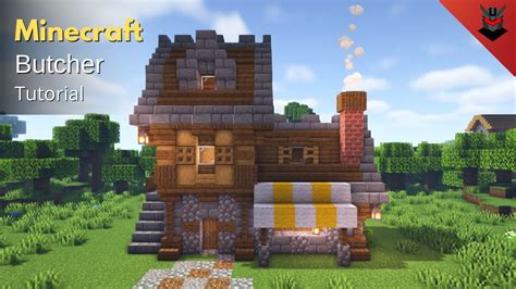 Minecraft: How to Build a Medieval Butcher's House | Butcher Shop ...