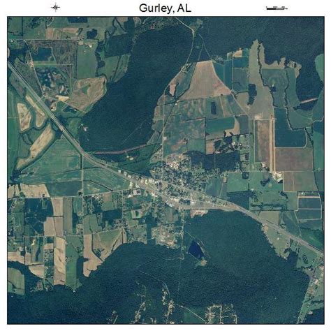 Aerial Photography Map of Gurley, AL Alabama