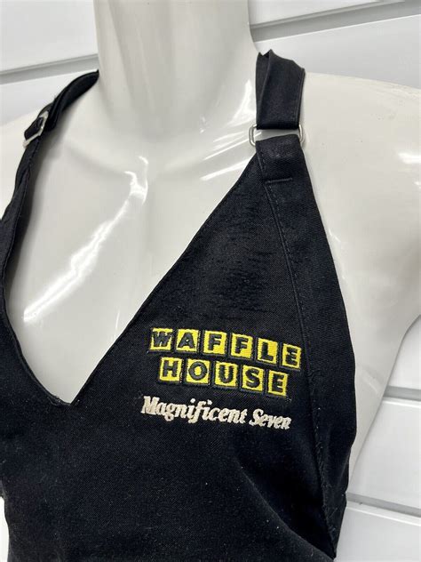 VTG Waffle House Apron Female Diner Fast Food Employee Uniform Retail ...