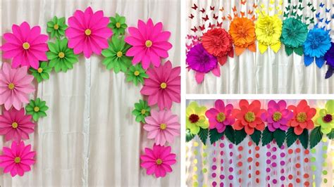 3 EASY PAPER FLOWERS DECORATION IDEAS FOR ANY OCCASION AT HOME - The ...