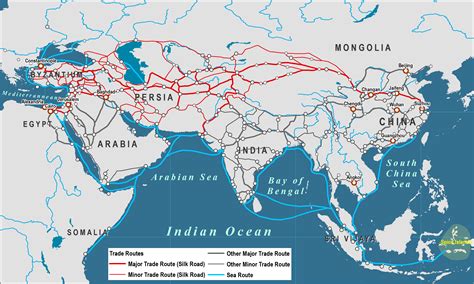 Spread Of Islam Silk Road Map