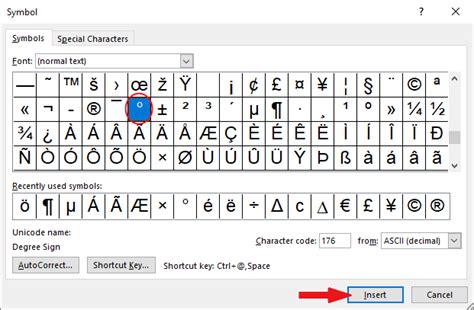 How To Insert Degree Sign In Word / Type this in ms word then press alt ...