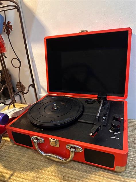 Retro Turntable Phonograph Vintage Vinyl Record Player Stereo Bluetooth ...