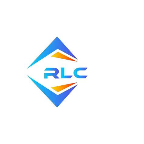 RLC abstract technology logo design on white background. RLC creative ...