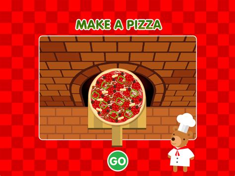 🕹️ Play Make a Pizza Game: Free Online Pizza Builder Video Game for Kids