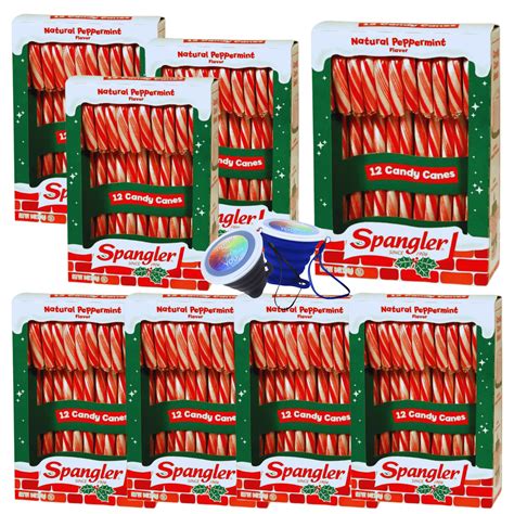 Classic Red and White Peppermint Candy Canes, Natural Peppermint Flavor ...